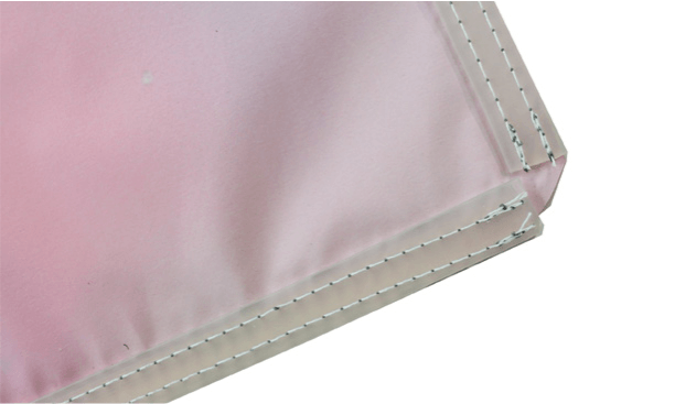 Jonc cousu sur le visuel