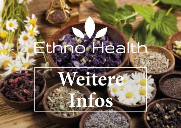 Blüten und Heilkräuter auf einem Tisch, Ethno Health Image-Foto