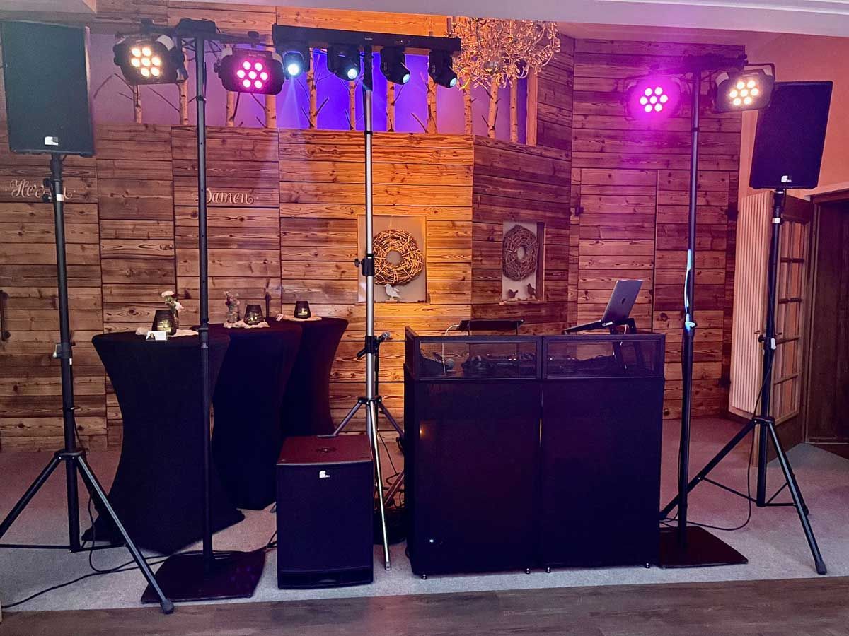 Hochzeits DJ Technik