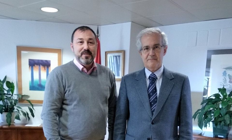 Foto: V.Almenar (ASIMAFE) y R. Martínez (Ministerio de Empleo y Seguridad Social)