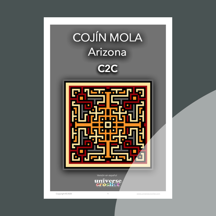 C2C patron crochet pattern ganchillo cojín cushion pillow