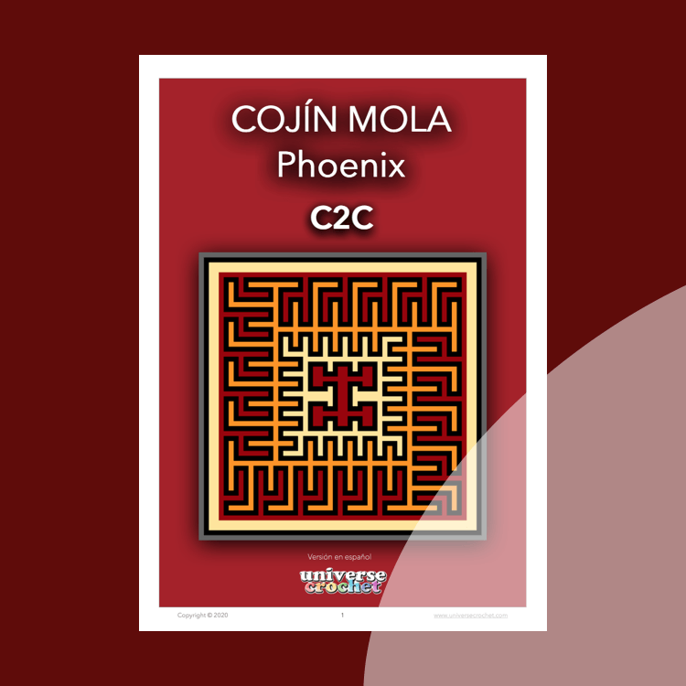 C2C patron crochet pattern ganchillo cojín cushion pillow