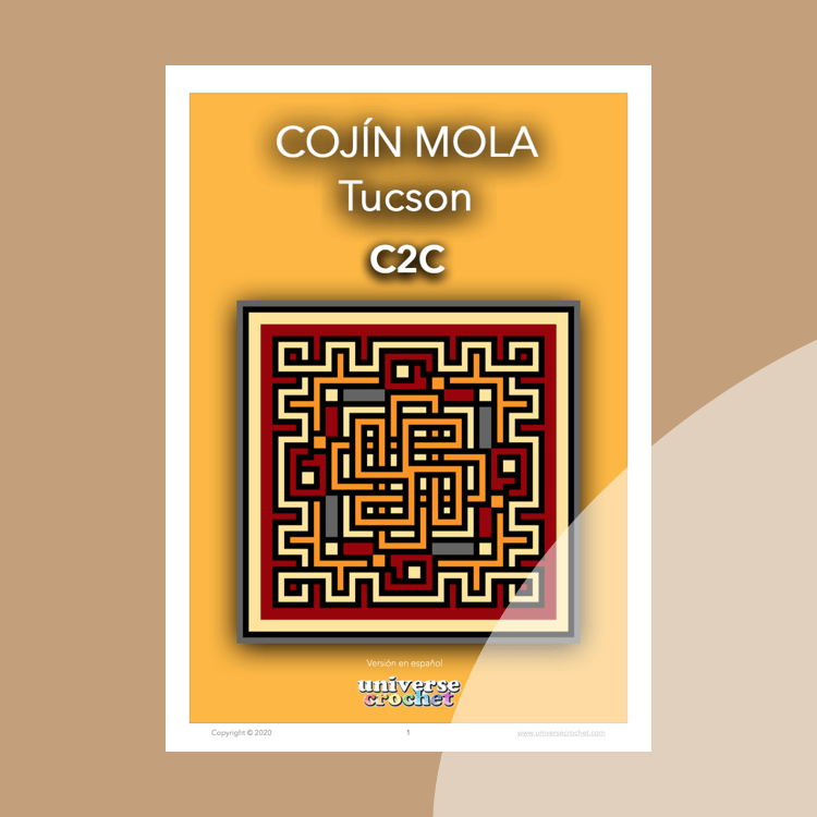 C2C patron crochet pattern ganchillo cojín cushion pillow