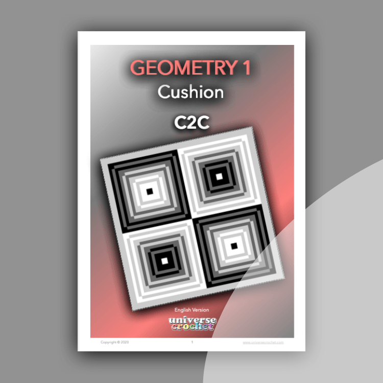 C2C patron crochet pattern ganchillo cojín cushion pillow