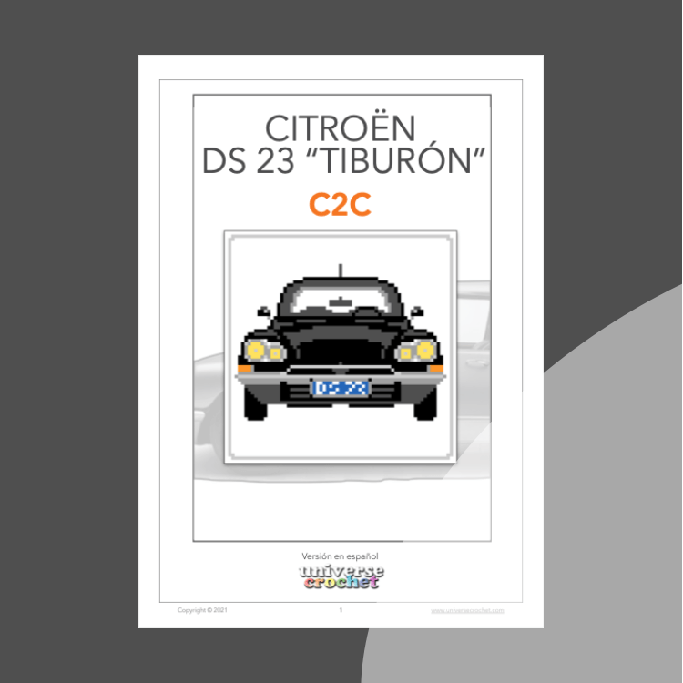 ciotroën ds tiburón crochet pattern ganchillo