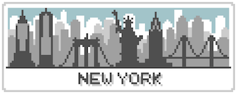patron crochet pattern ganchillo nueva york new york skyline