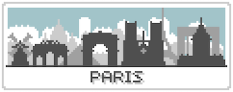 patron crochet pattern ganchillo parís paris skyline