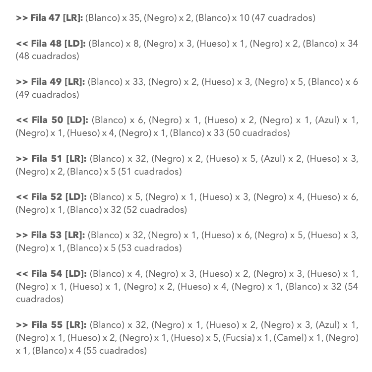 patron crochet pattern ganchillo calavera dia de muertos