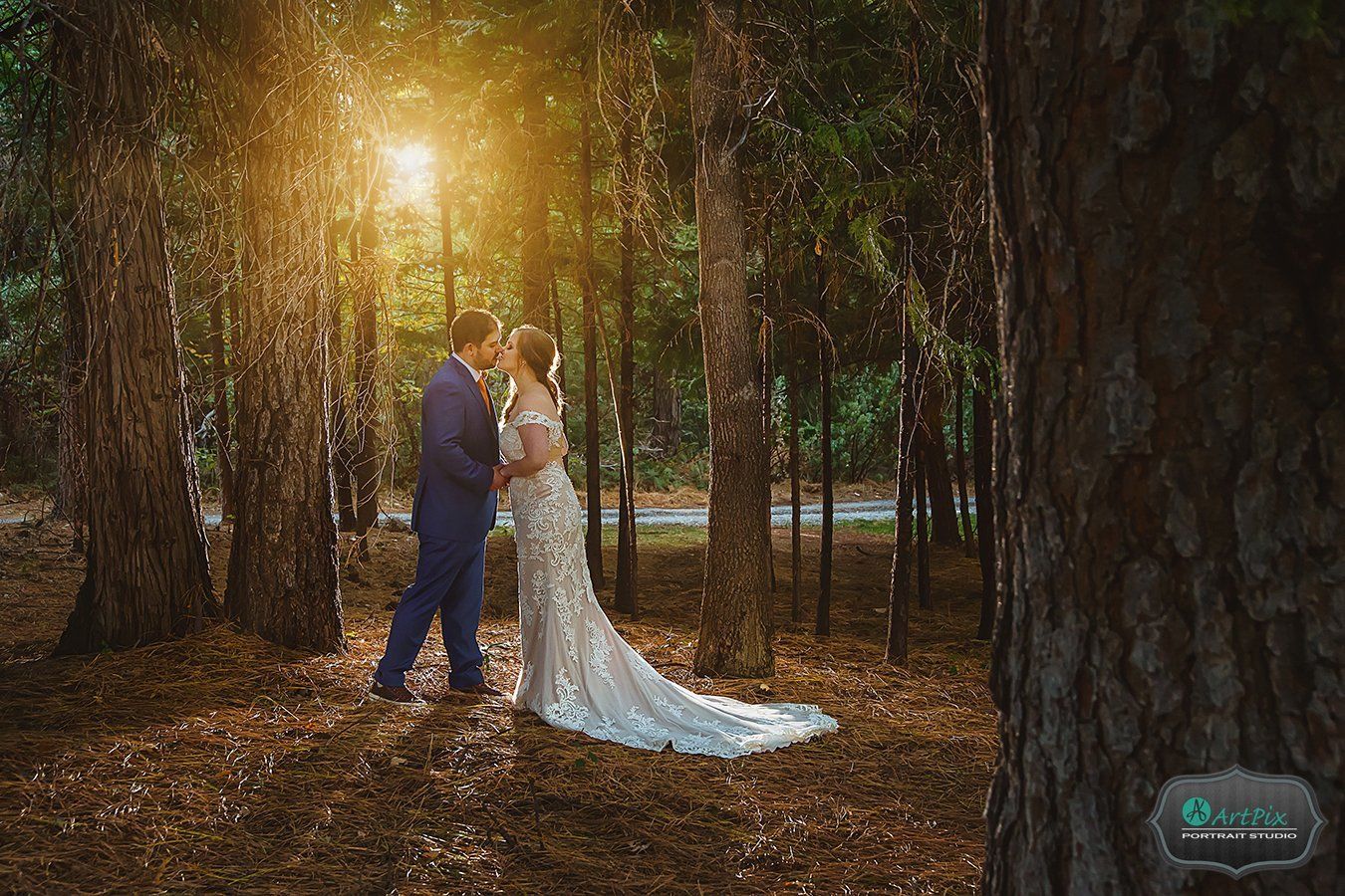 Forest House Lodge Wedding Photo
