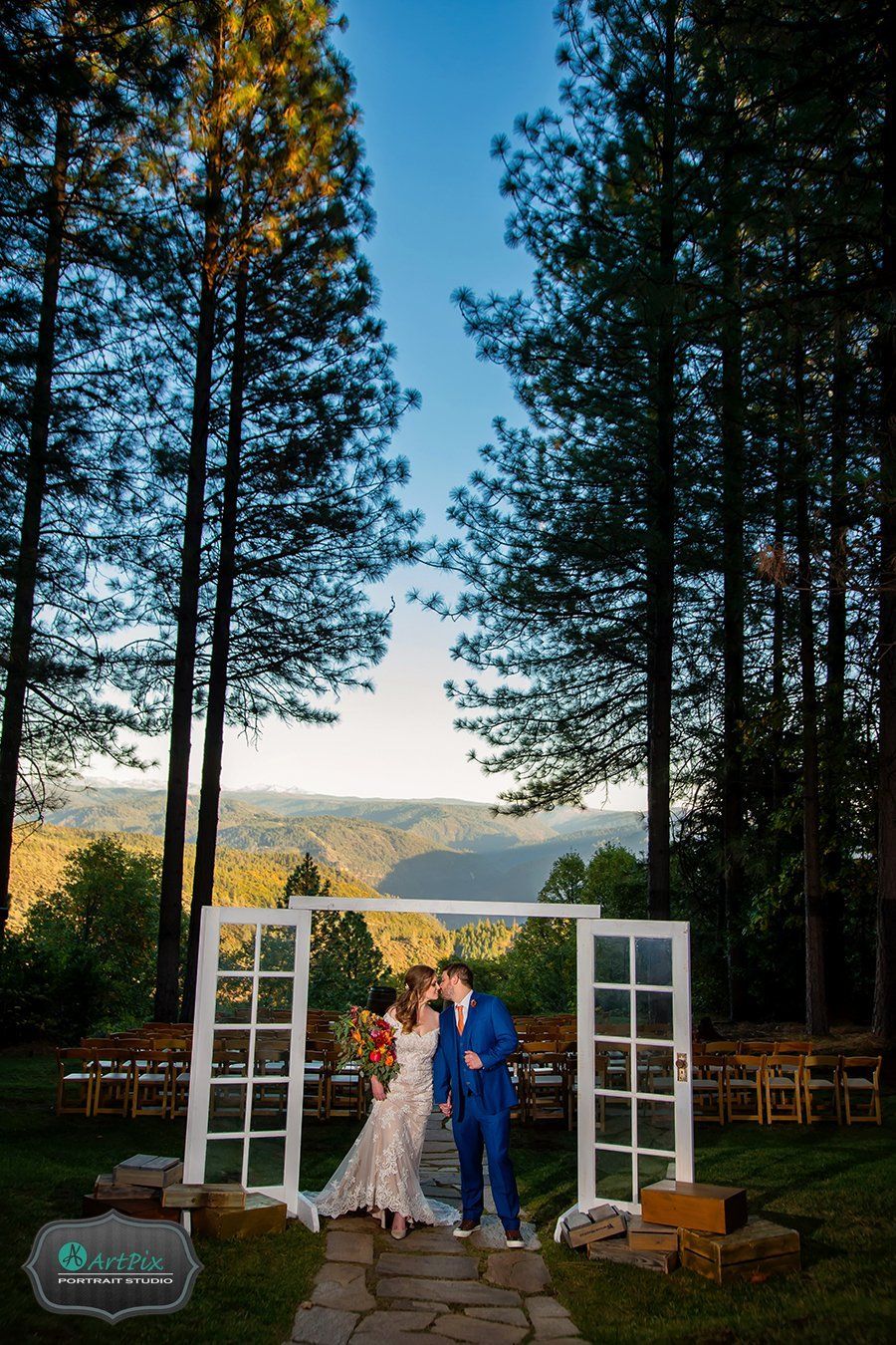Forest House Lodge Wedding Photo