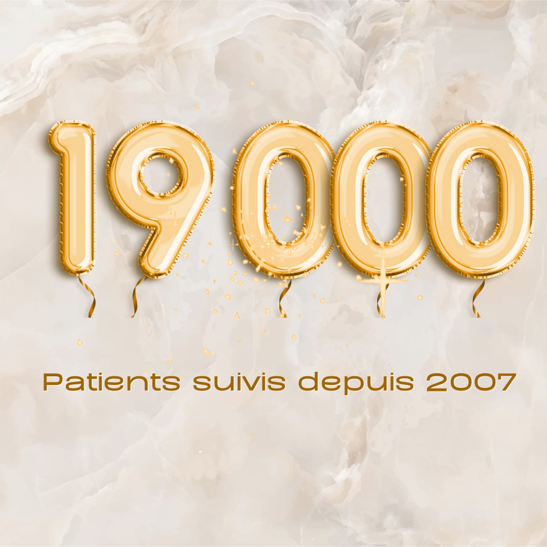 19 000 Patients suivis depuis 2007