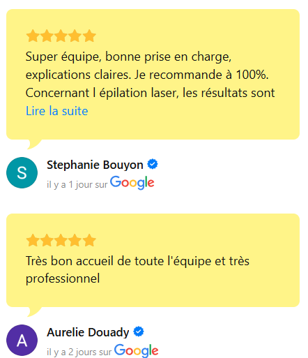 Nos Avis - Centre LASER Murano