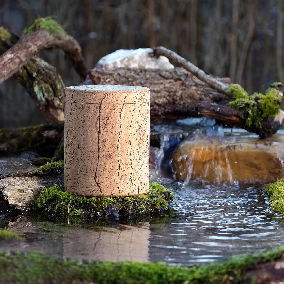 KU-3000-N Tierurne aus Kork naturbelassen