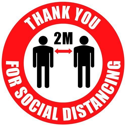 Thank you for social distancing