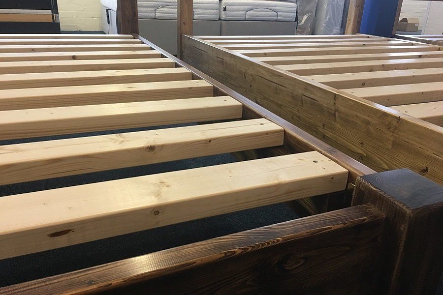 Extra strong wooden beds