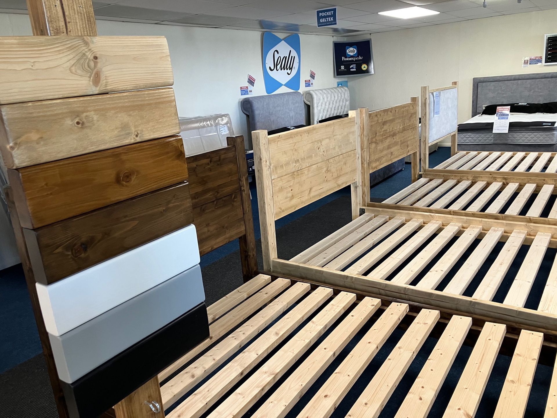 Extra strong wooden beds at The Bed Centre in Clay Cross, Chesterfield