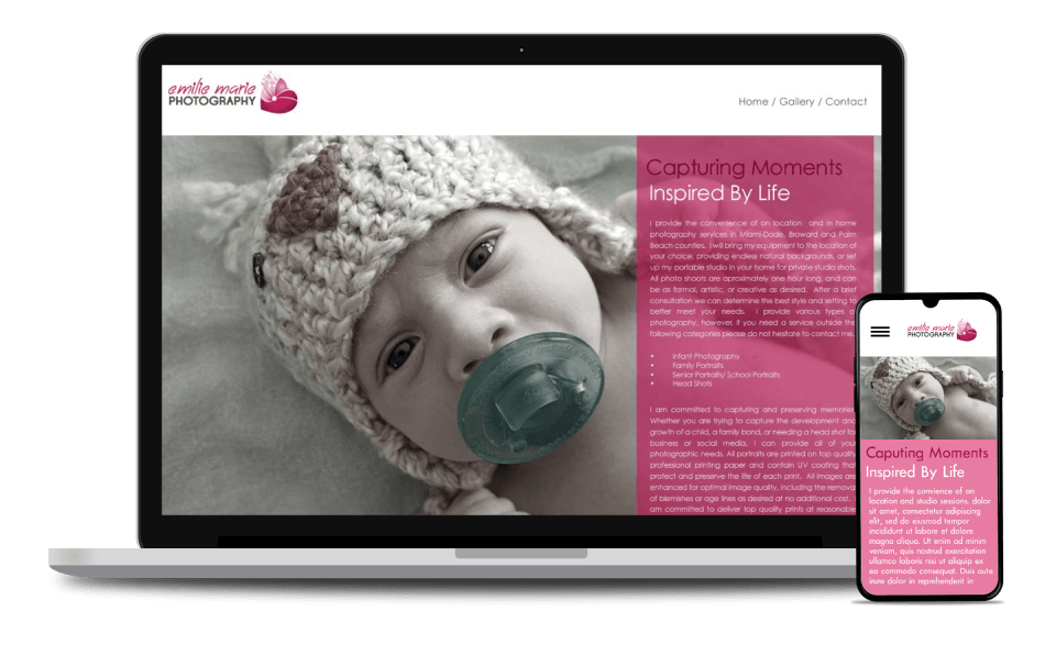 Emilie Marie Website