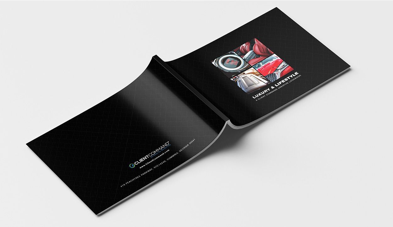 luxury look book front & back