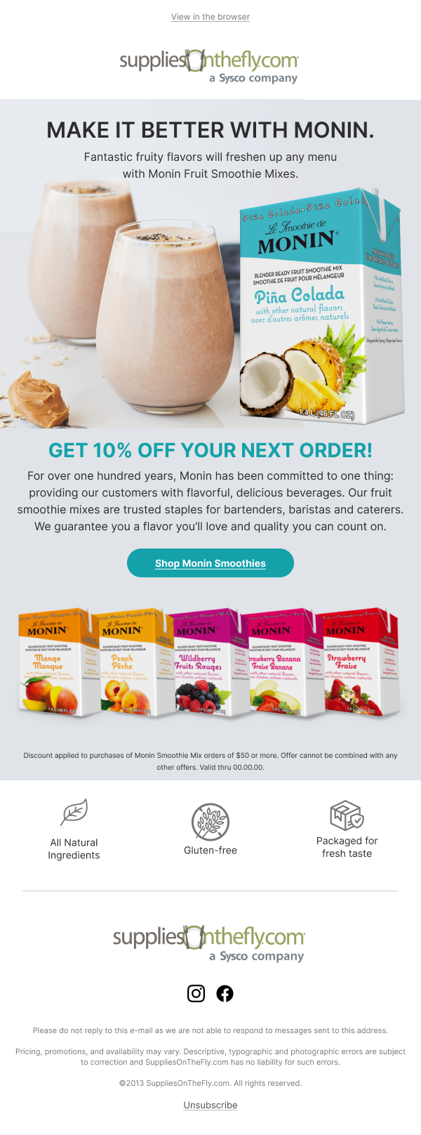 email: Monin Make It Better