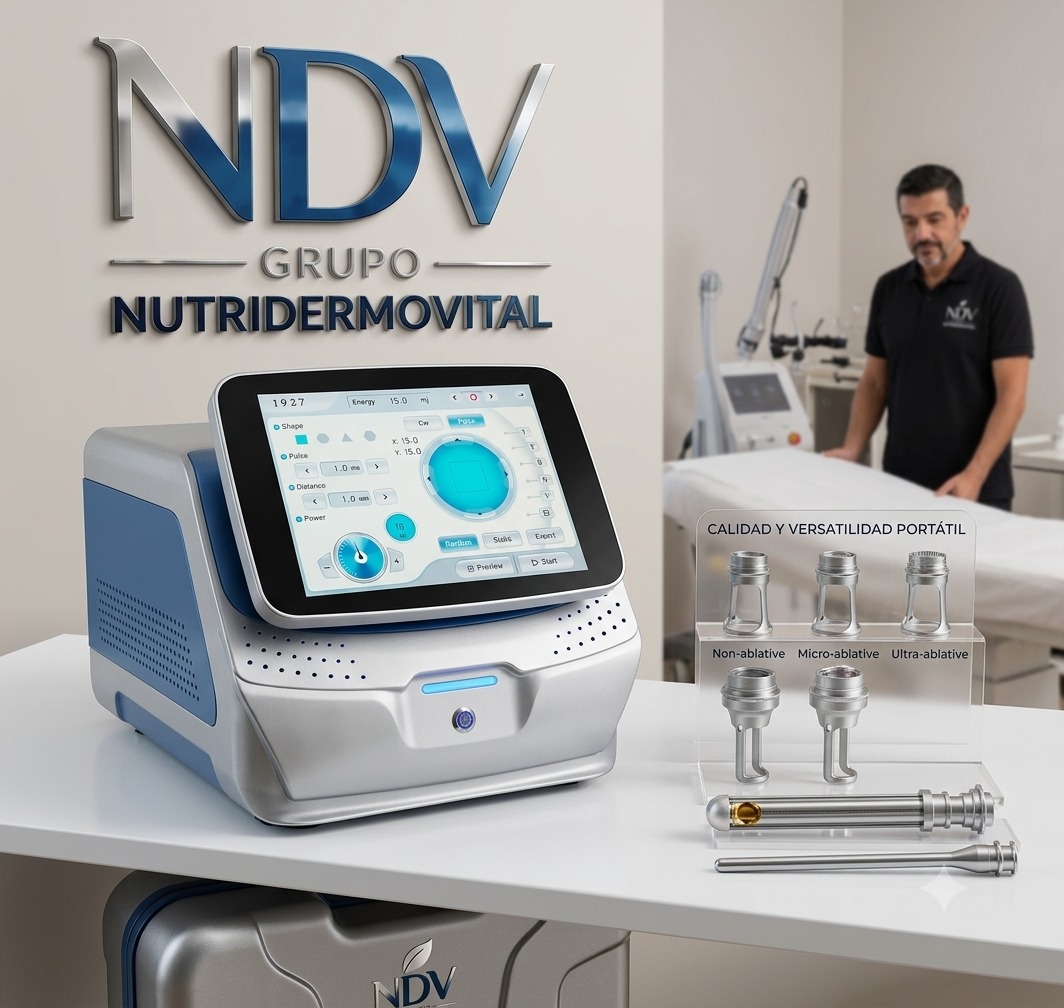 Equipo de medicina estética NDV Thulium X láser de tulio subablativo con diseño profesional.