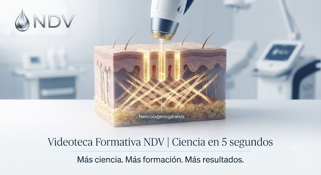Descubre la ciencia tras el Láser CO₂ Fraccionado en NDV. Microformación técnica