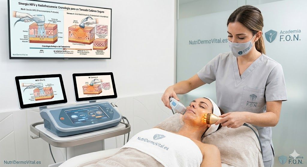 FormacionEstetica, HIFU, Radiofrecuencia, AparatologiaEstetica, AcademiaFON, NutriDermoVital