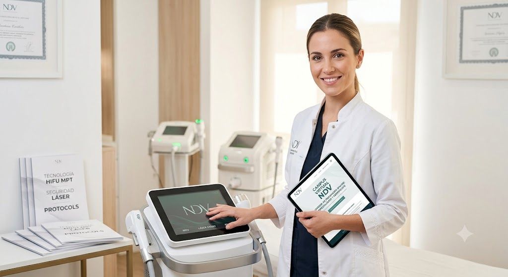 Guia de cursos online en aparatologia estetica avanzada NutriDermoVital