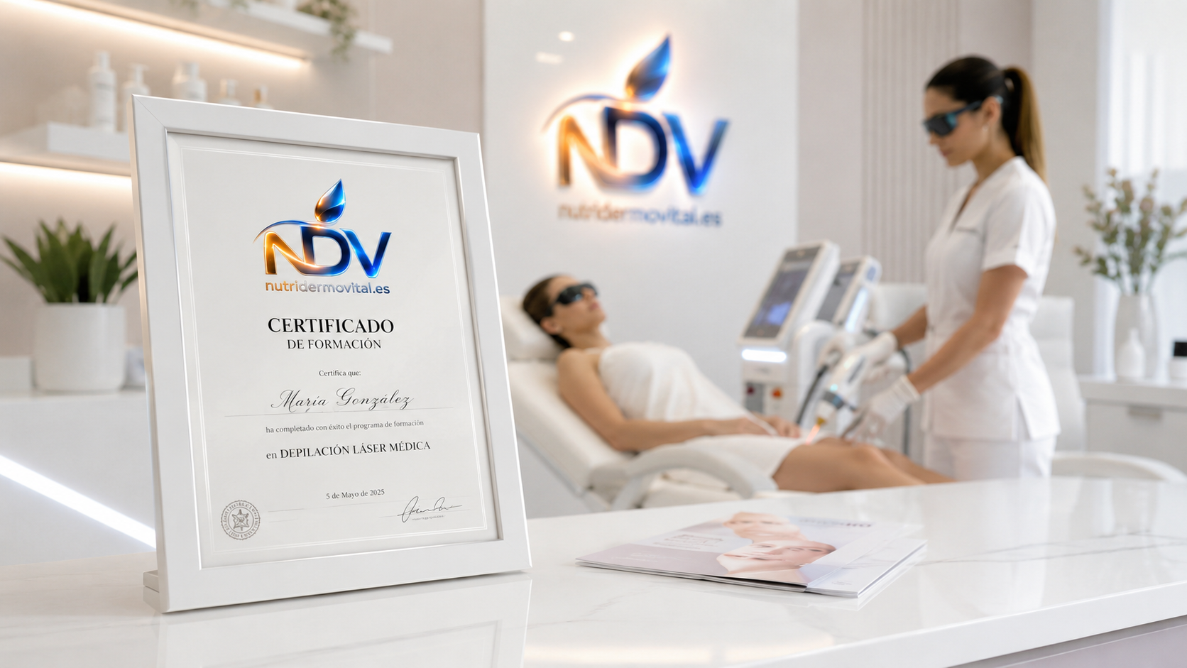 Tu diploma, NutriDermoVital, aparatología estética, Seguro medico