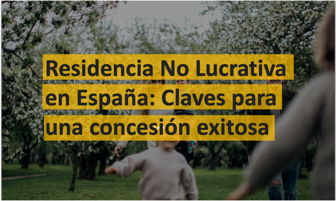 Residencia no lucrativa España