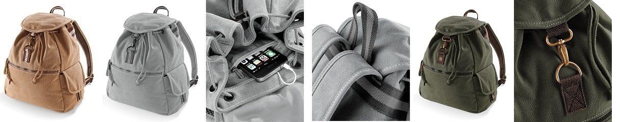 Canvas backpack, soft fabric backpack, ladies backpack