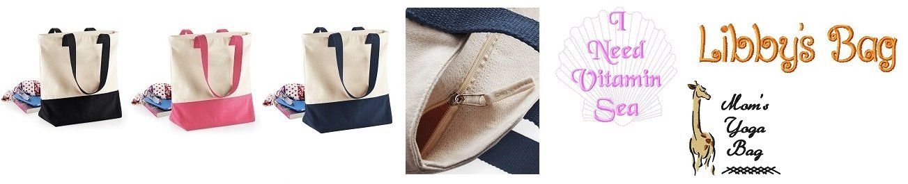 Canvas shopping bag, beach bag