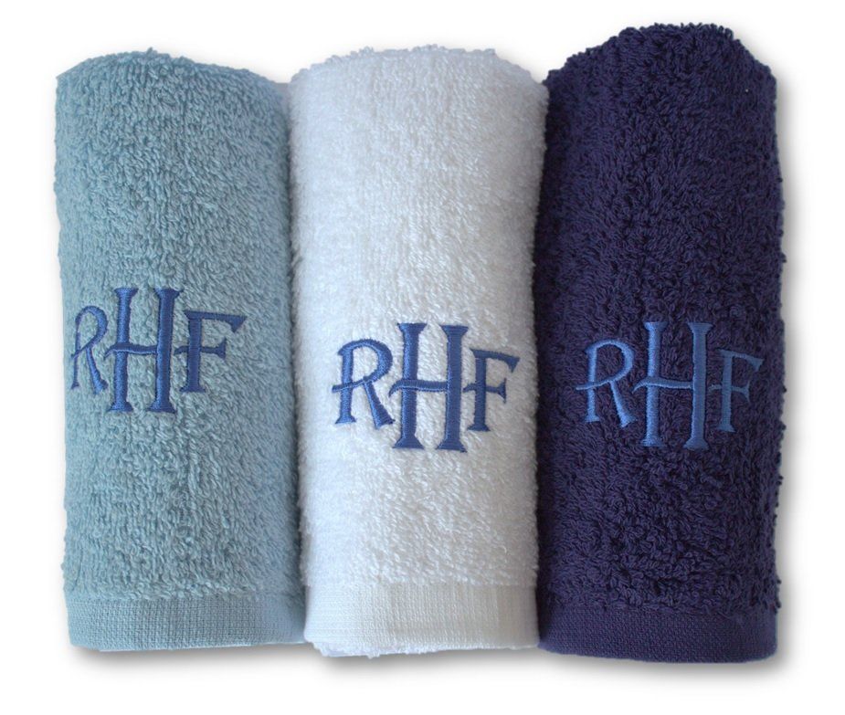 Personalized Hand towels, golf towels, gym towels, bath towels