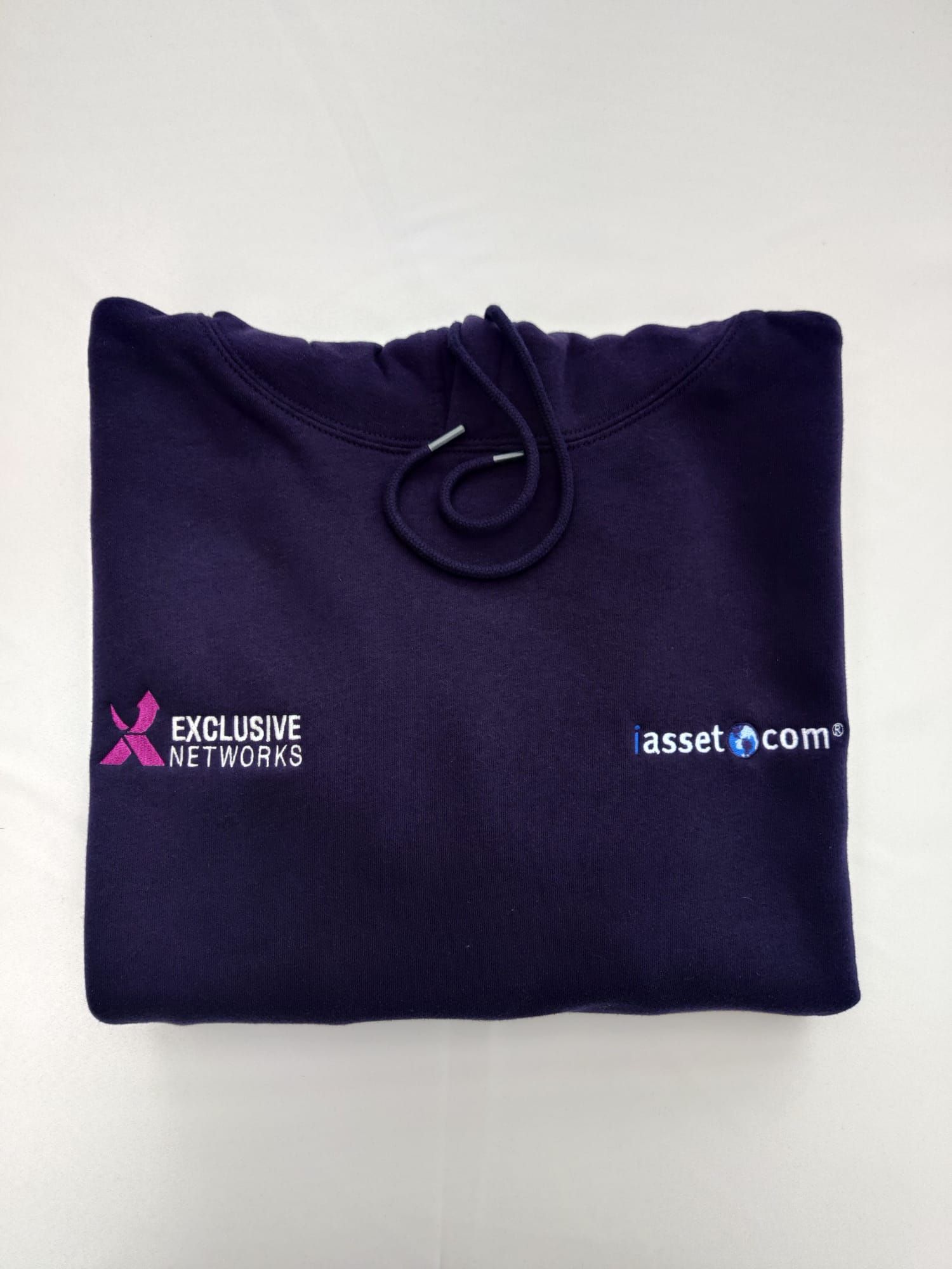 Exclusive Networks, Iasset embroidery, hoodie workwear