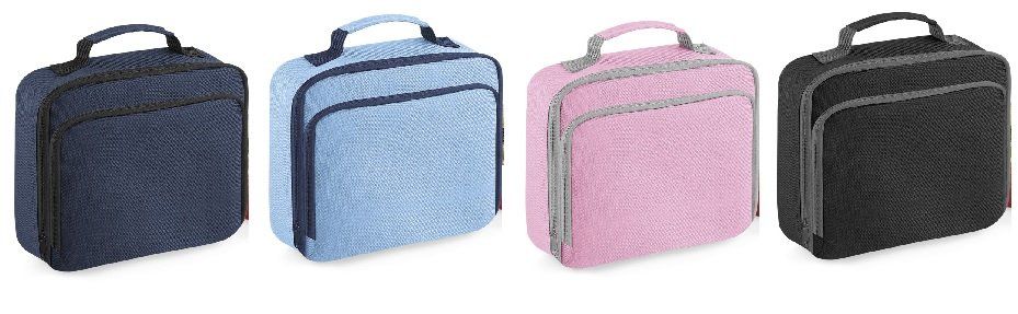 Lunch Bag, insulated food caddy, zipper school lunch box