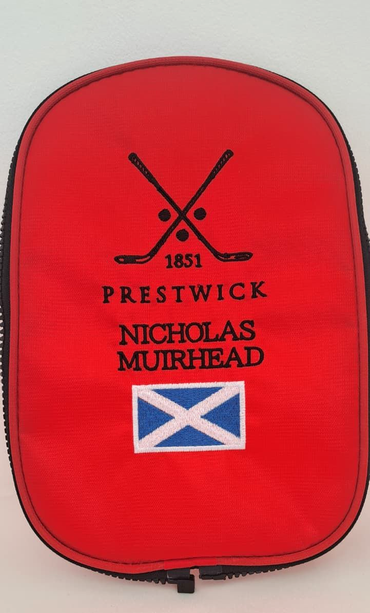 Personalized gold bag pocket panel