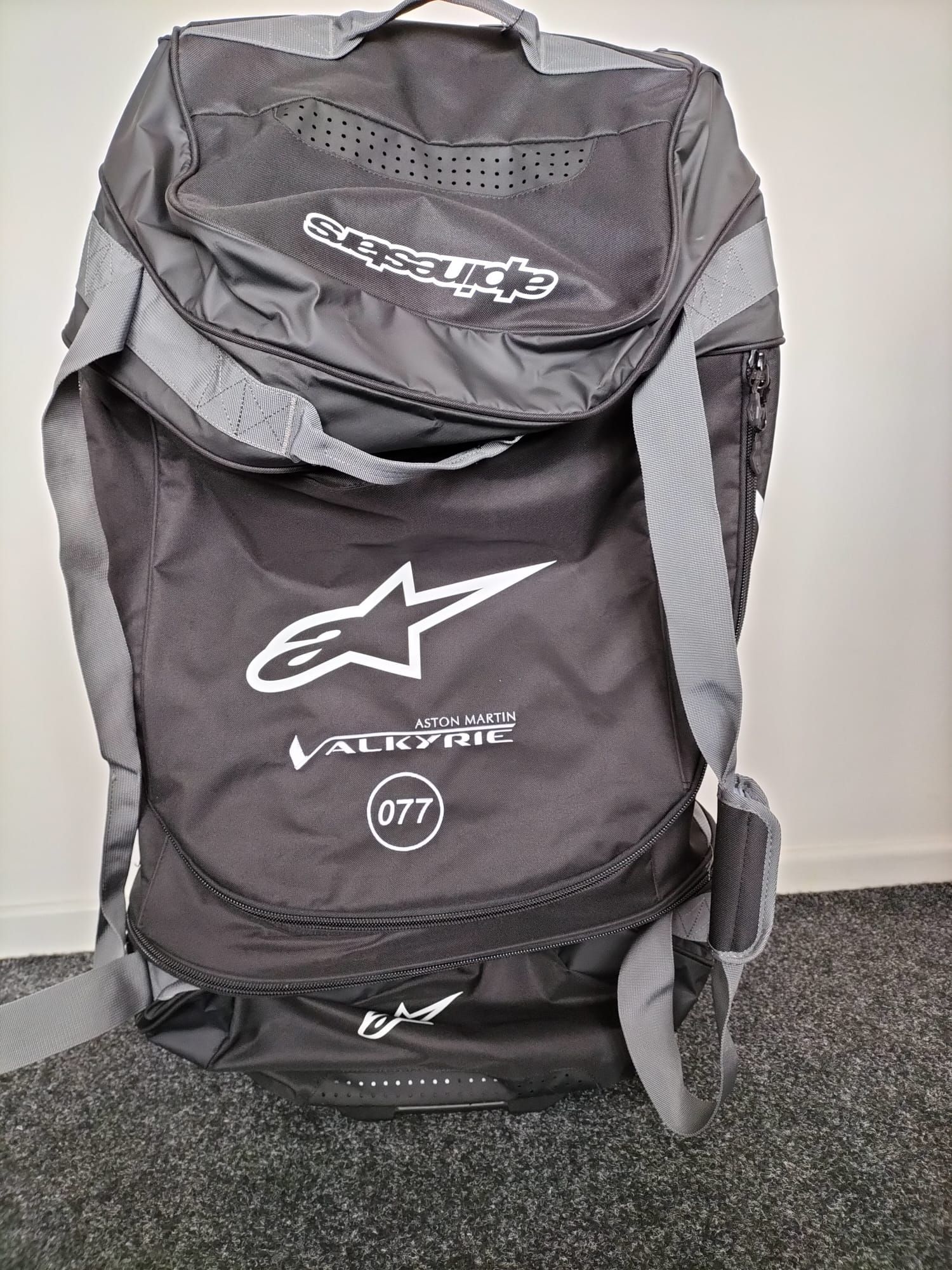 Alpine bags, kit bags, Valkyrie Aston Martin Team
