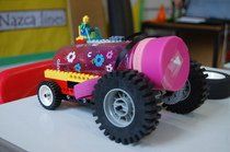 Lego Motorised vehicle. Lego workshop.