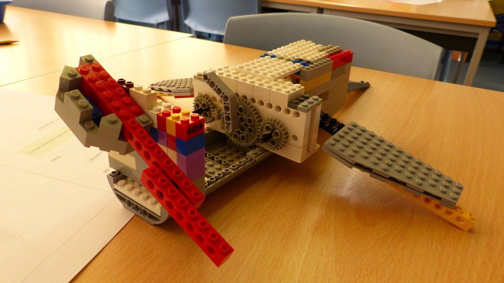 Lego Levers, linkages, gears.