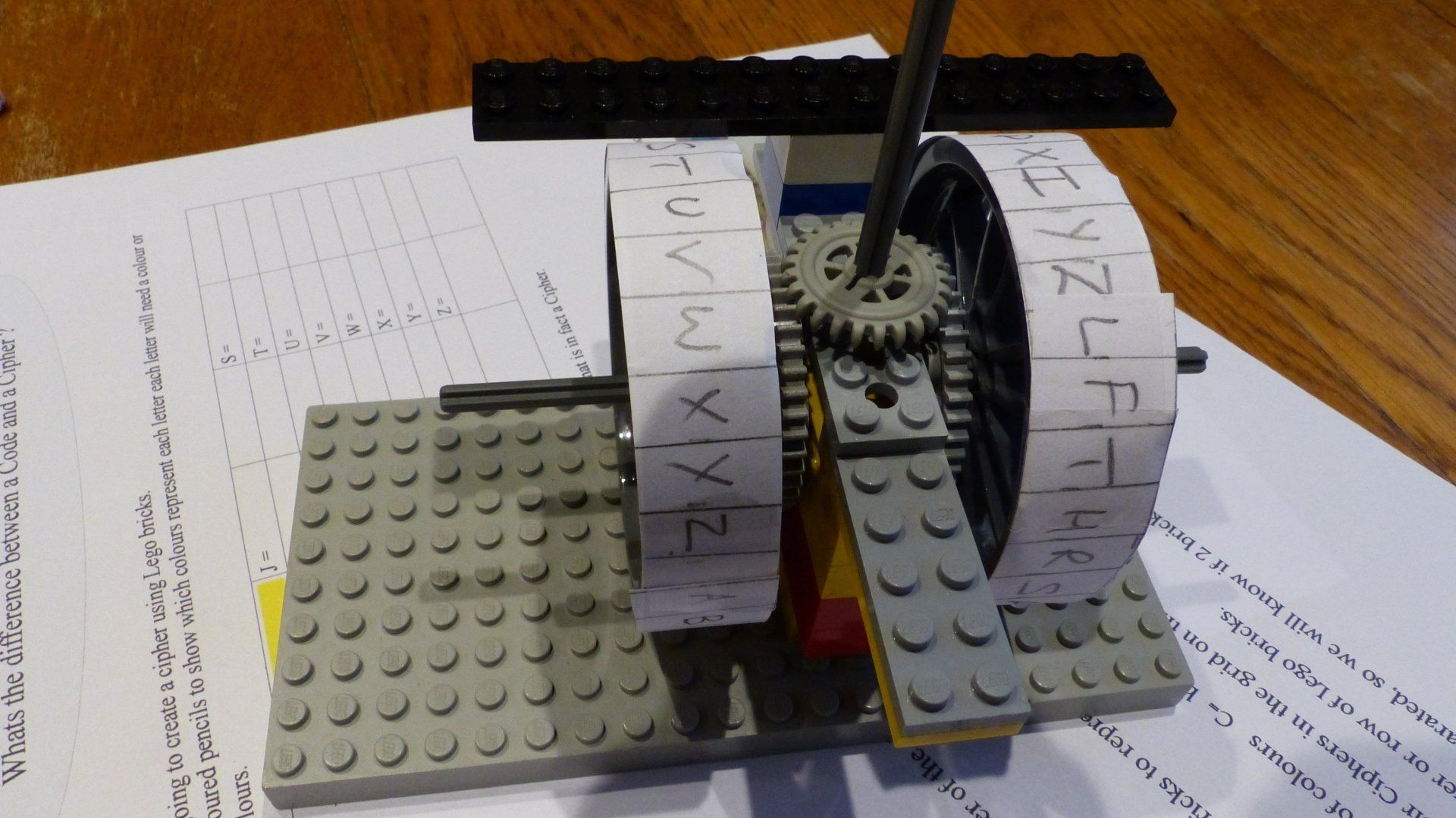 Lego Enigma machine