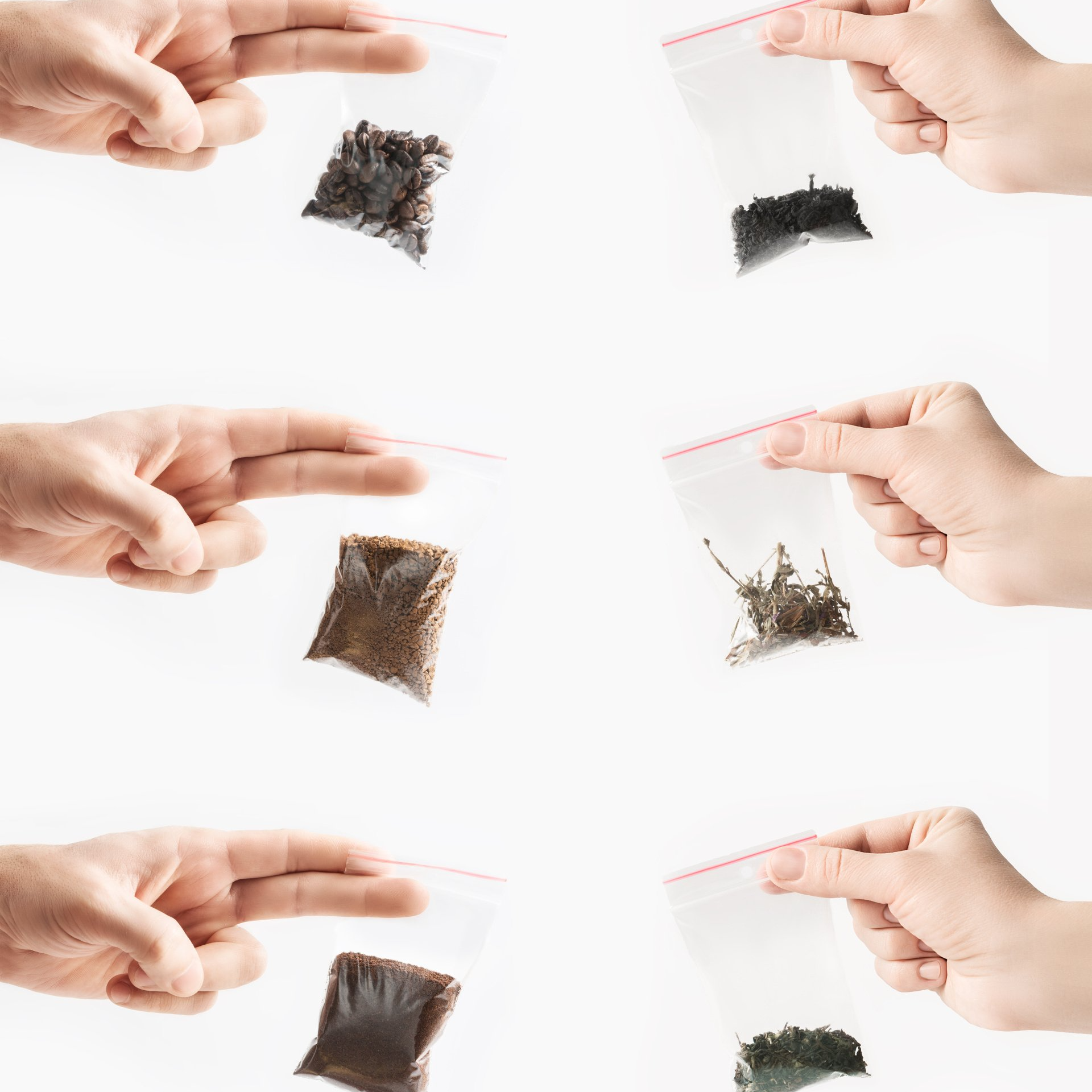 Druckverschlussbeutel transparent in verschiedenen Formaten und Folienstärken