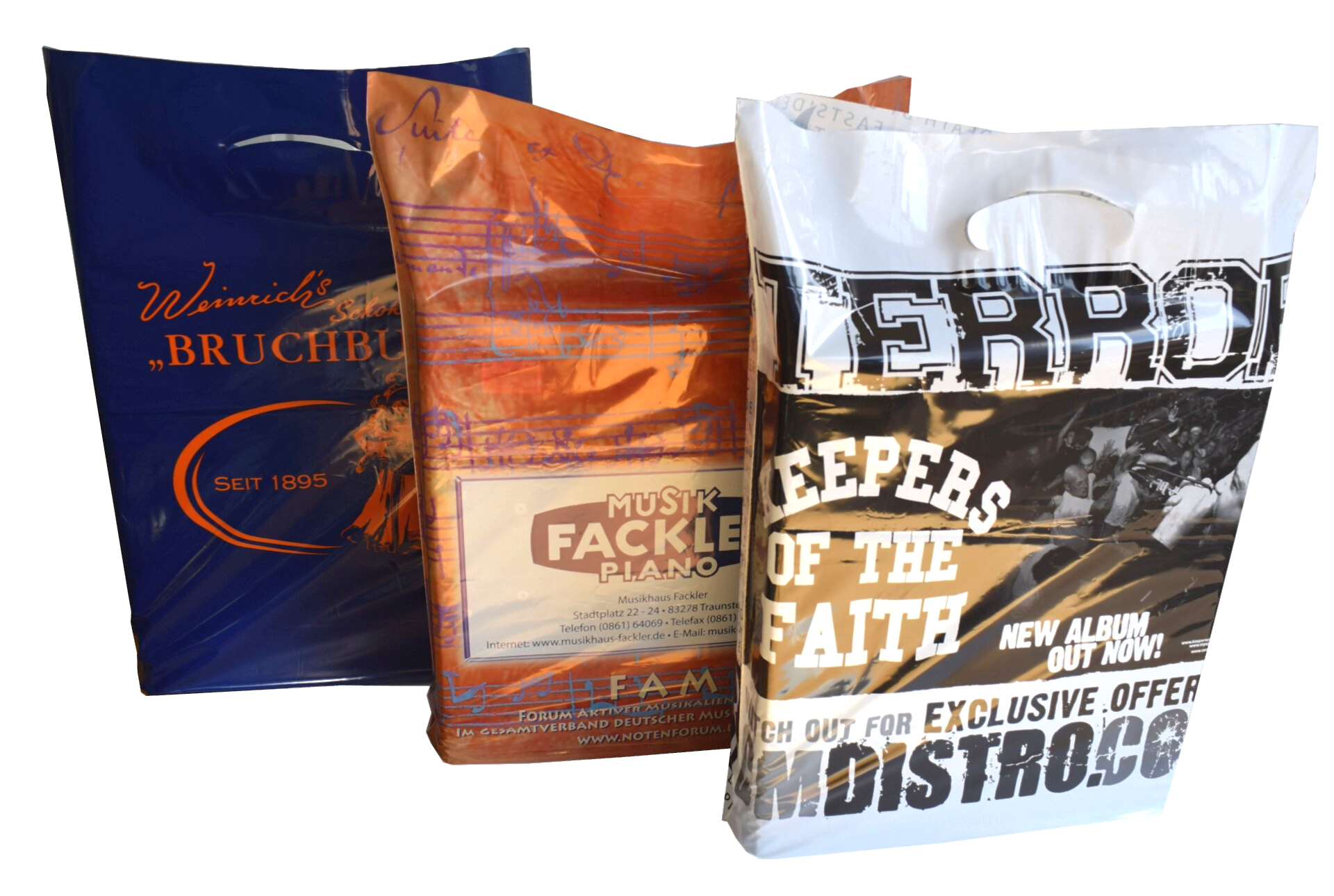 Folientragetaschen - recyclebar - bedrucken