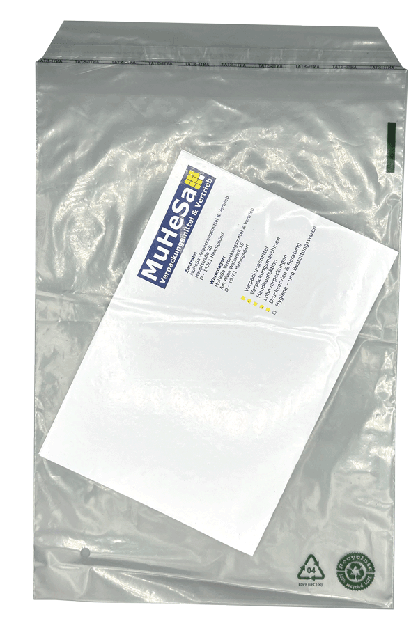 Klappenbeutel Rezyklat