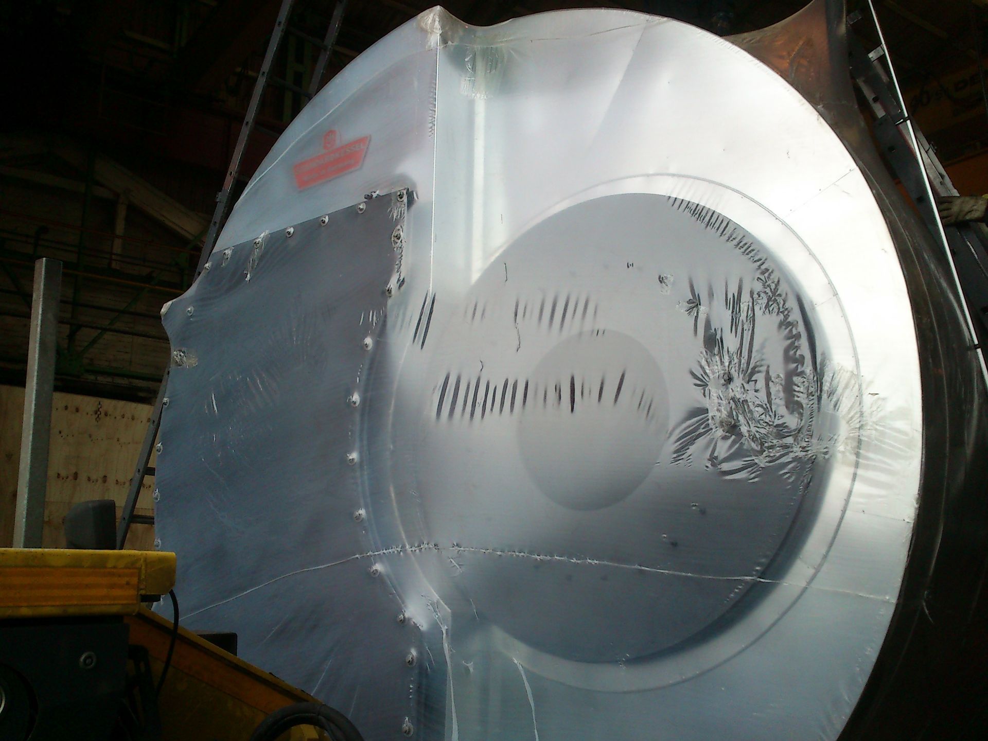 transparente Schrumpfhaube - Schutzhauben für Maschinen und Anlagen