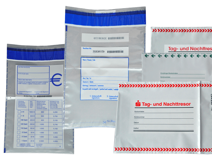 Sicherheitstaschen bedrucken | Herstellung