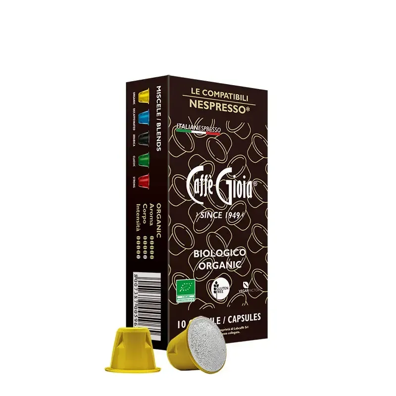 Gioia Caffè capsule Nespresso Bio 100% Arabica