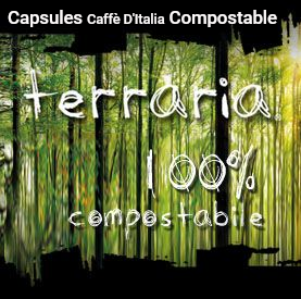 Caffè D'Italia capsules 100% compostable