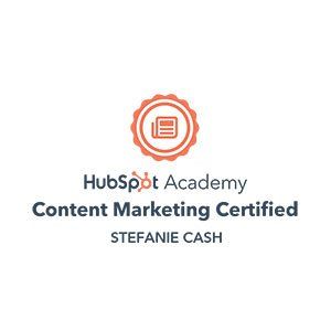 HubSpot Content Marketing Certified