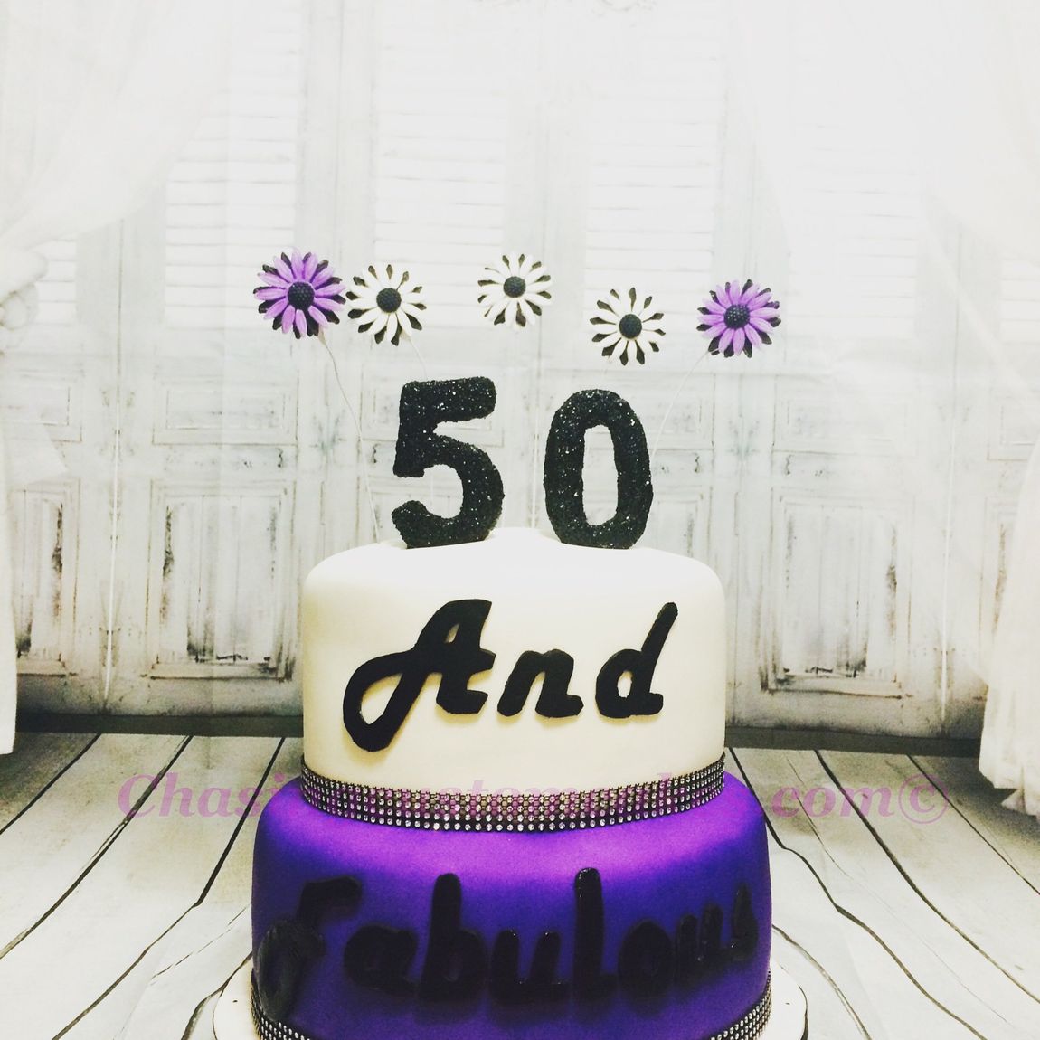 50 and fabulous cake