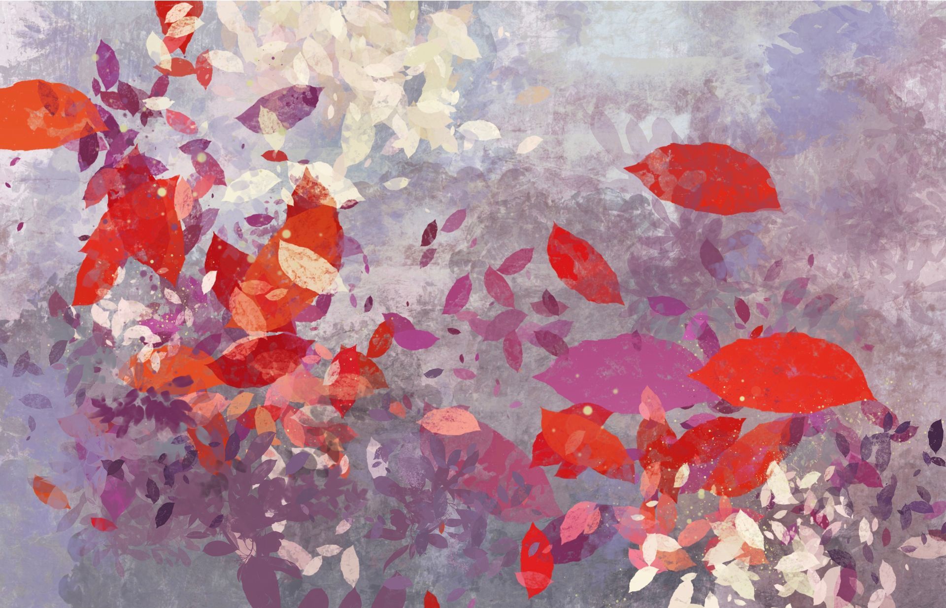 floral, painting, abstract floral