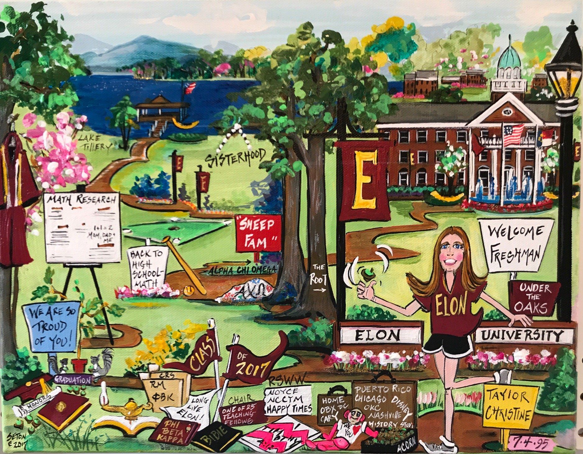 College days, graduation